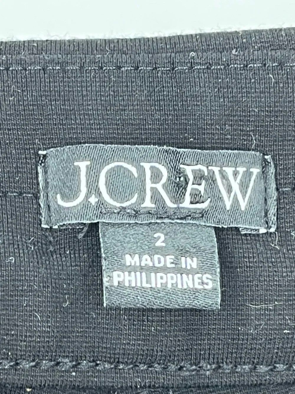 J.CREW 2 Demi-Boot Pant Black 0450 Pleated Italian Ponte Stretch Zip BP588